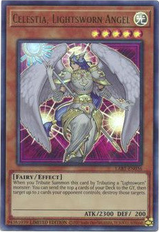 Celestia, Lightsworn Angel [LART-EN036] Ultra Rare Yugioh Single Yu-Gi-Oh!   