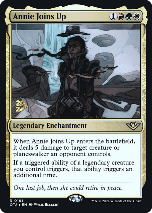 Annie Joins Up (PRE-191) [Outlaws of Thunder Junction Promos] Foil MTG Single Wizards of the Coast