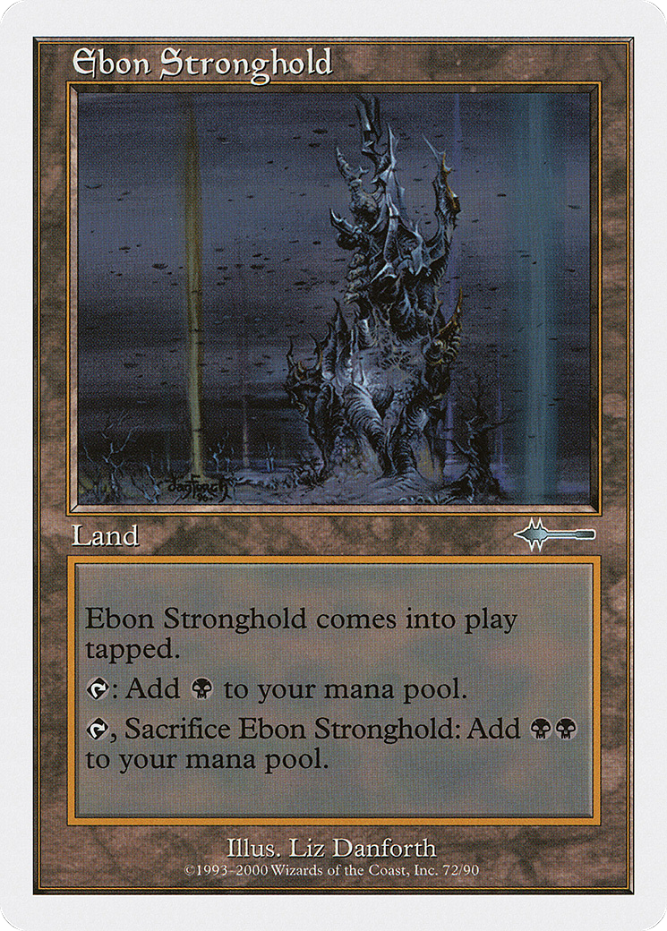 Ebon Stronghold (BTD-072) [Misc] Beatdown Box Set MTG Single Wizards of the Coast
