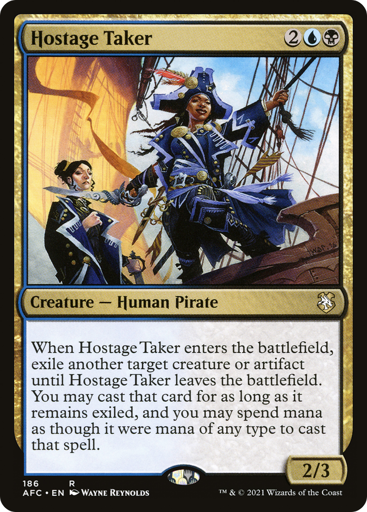 Hostage Taker (AFC-186) [Forgotten Realms Commander] MTG Single Wizards of the Coast