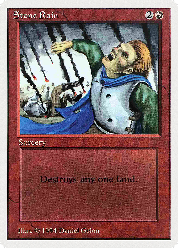 Stone Rain (SUM-180) [Misc] Summer Magic / Edgar MTG Single Wizards of the Coast