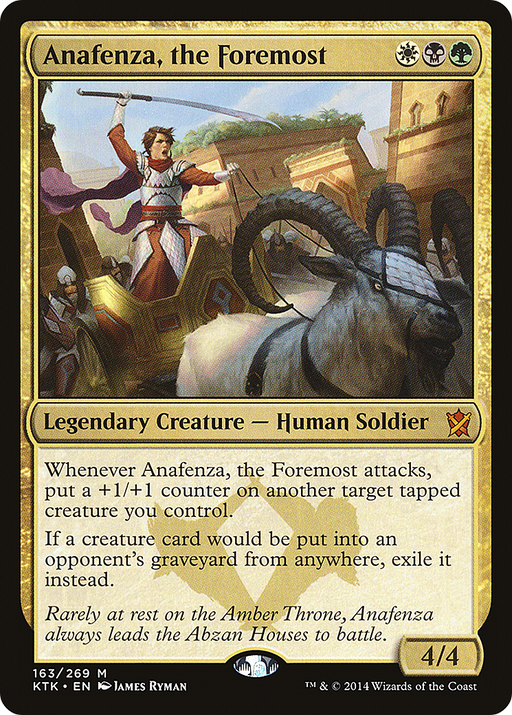 Anafenza, the Foremost (KTK-163) [Khans of Tarkir] MTG Single Wizards of the Coast