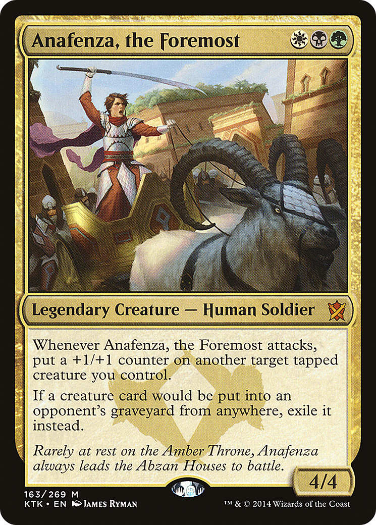 Anafenza, the Foremost (KTK-163) [Khans of Tarkir] Foil MTG Single Wizards of the Coast