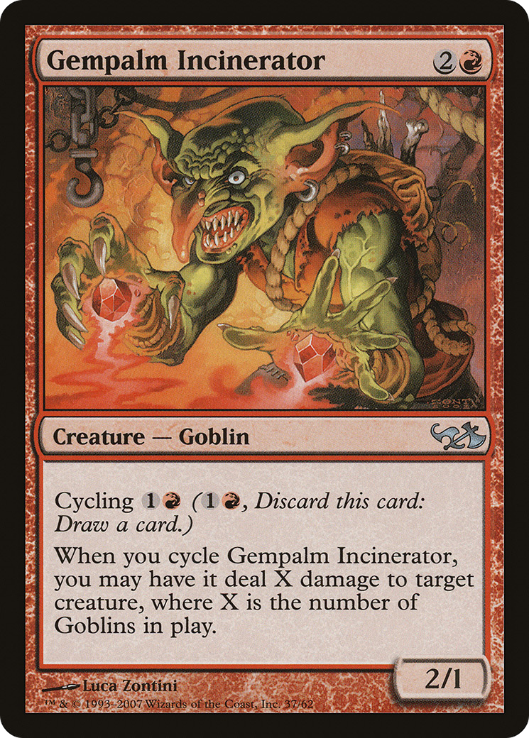 Gempalm Incinerator (EVG-037) [Misc] Duel Decks: Elves vs. Goblins MTG Single Wizards of the Coast