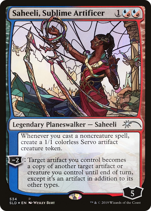 Saheeli, Sublime Artificer (SLD-534) [Secret Lair] Drop Foil MTG Single Wizards of the Coast
