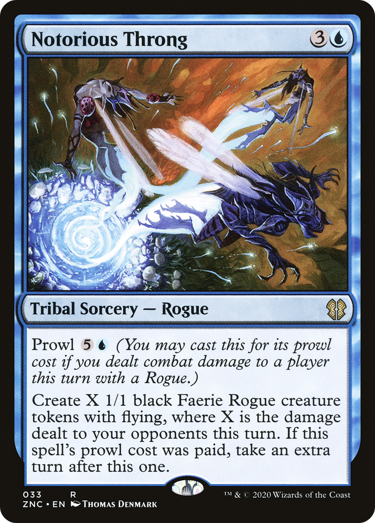 Notorious Throng (ZNC-033) [Zendikar Rising Commander] MTG Single Wizards of the Coast