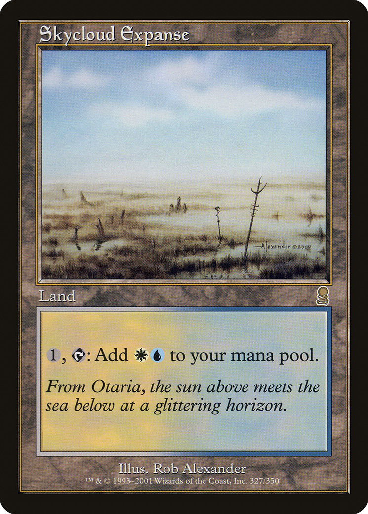 Skycloud Expanse (ODY-327) [Odyssey] MTG Single Wizards of the Coast