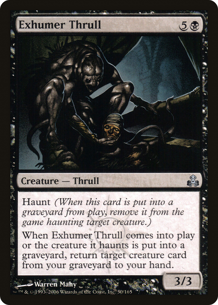 Exhumer Thrull (GPT-050) [Guildpact] Foil MTG Single Wizards of the Coast
