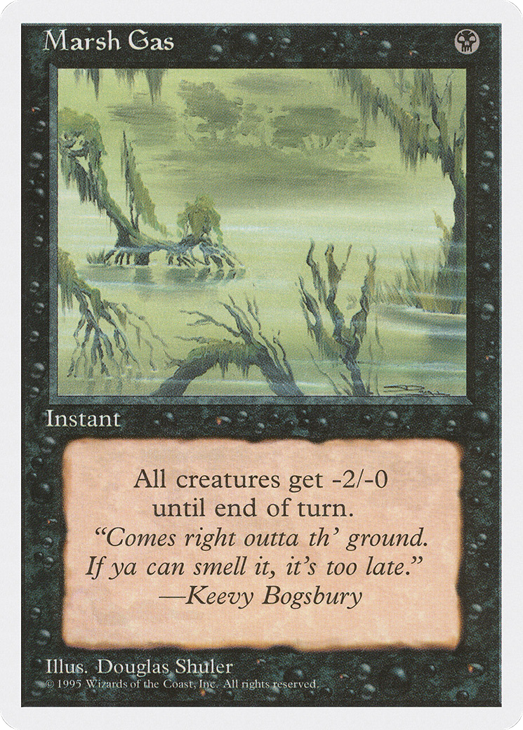 Marsh Gas (4ED-146) [Fourth Edition] MTG Single Wizards of the Coast