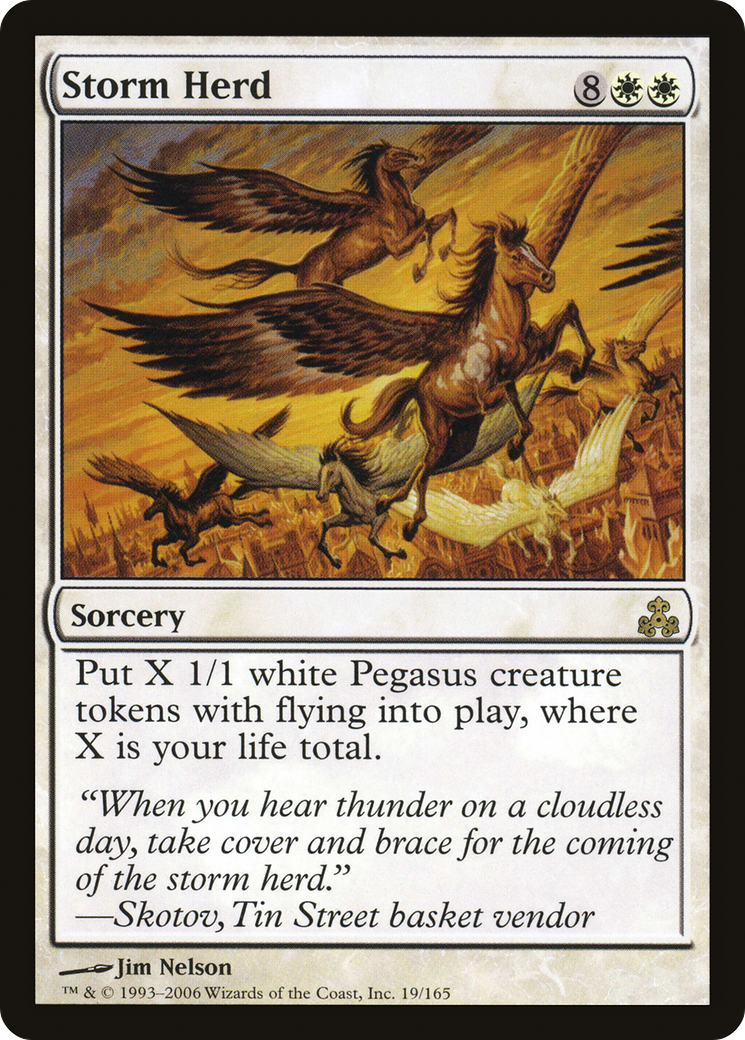 Storm Herd (GPT-019) [Guildpact] Foil MTG Single Wizards of the Coast