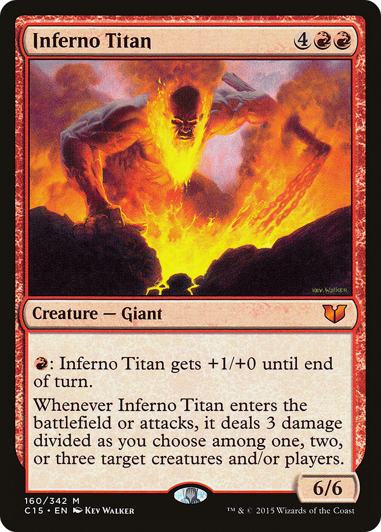 Inferno Titan (C15-160) [Commander 2015] MTG Single Wizards of the Coast