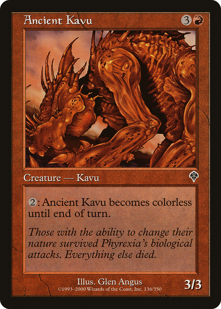 Ancient Kavu (INV-136) [Invasion] MTG Single Wizards of the Coast