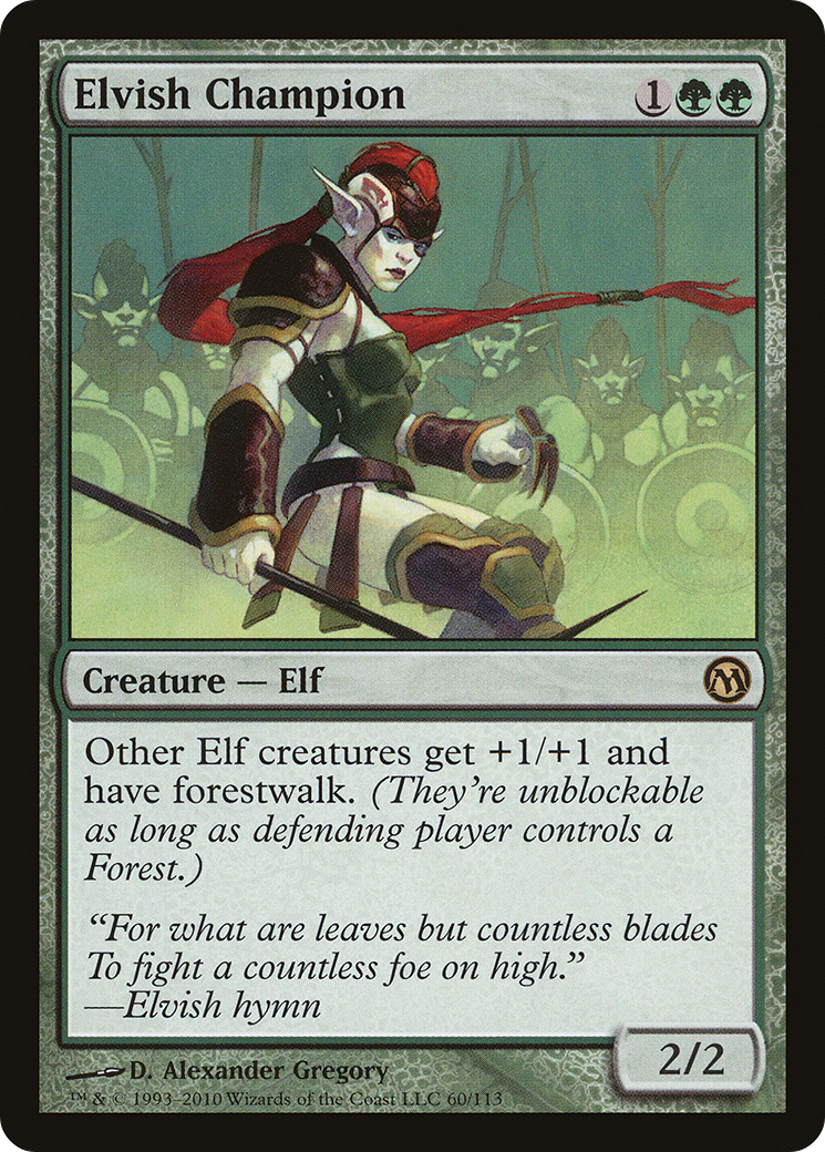Elvish Champion (DPA-060) [Misc] Duels of the Planeswalkers MTG Single Wizards of the Coast