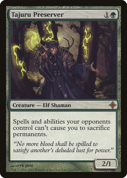 Tajuru Preserver (ROE-211) [Rise of the Eldrazi] Foil MTG Single Wizards of the Coast