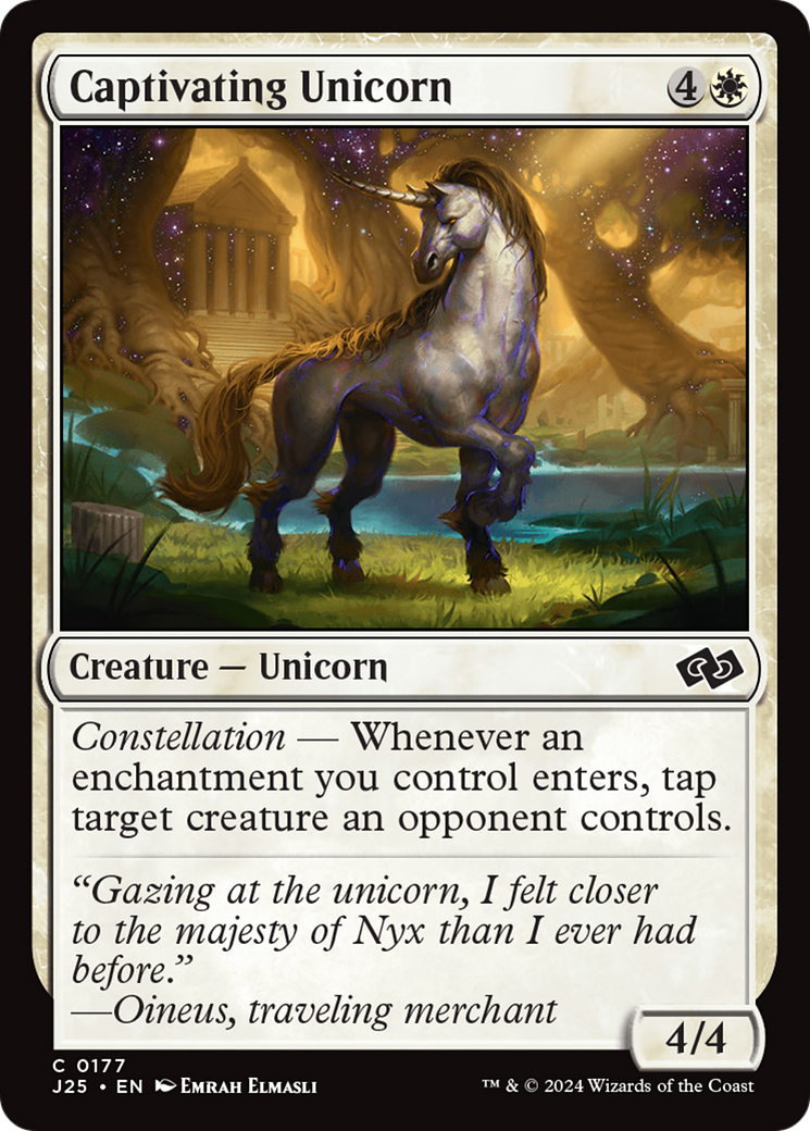 Captivating Unicorn (J25-177) [Foundations Jumpstart] MTG Single Wizards of the Coast