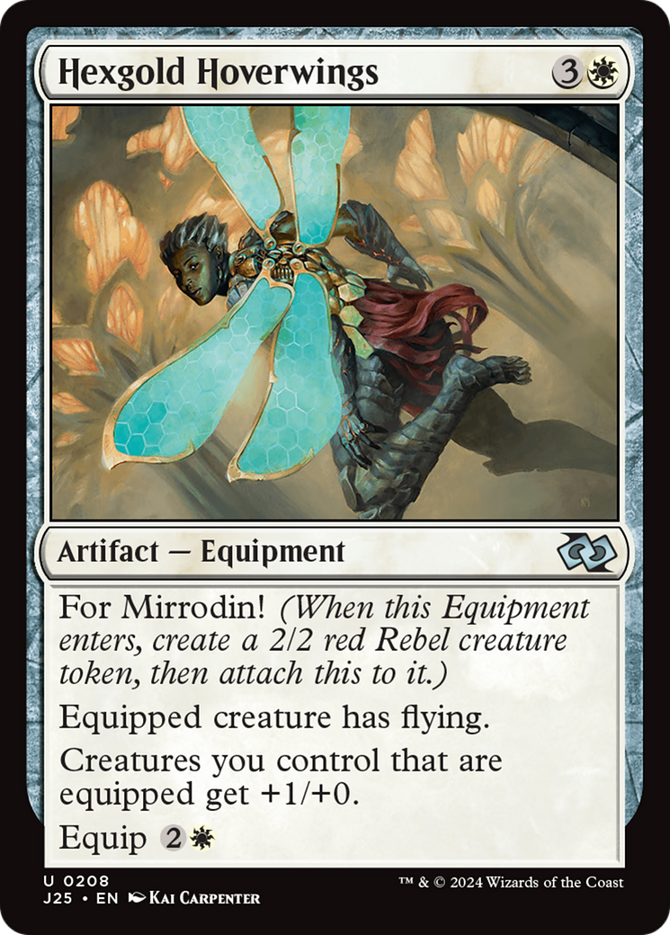 Hexgold Hoverwings (J25-208) [Foundations Jumpstart] MTG Single Wizards of the Coast