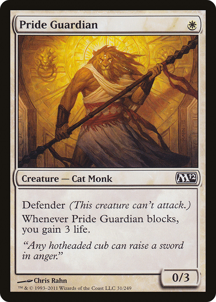 Pride Guardian (M12-031) [Magic 2012] MTG Single Wizards of the Coast