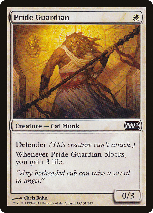 Pride Guardian (M12-031) [Magic 2012] MTG Single Wizards of the Coast