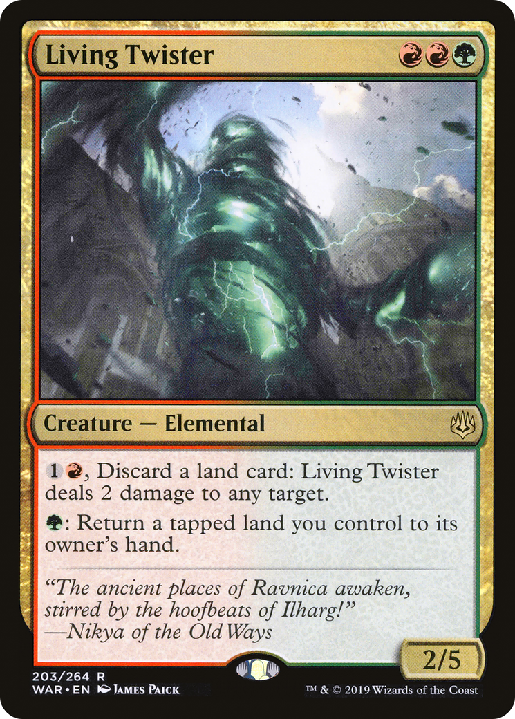 Living Twister (WAR-203) [War of the Spark] MTG Single Wizards of the Coast