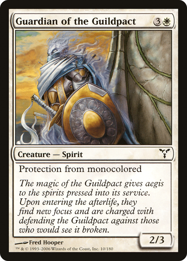 Guardian of the Guildpact (DIS-010) [Dissension] Foil MTG Single Wizards of the Coast