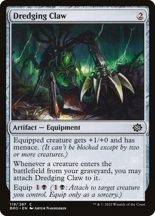 Dredging Claw (BRO-119) [The Brothers' War] Foil MTG Single Wizards of the Coast