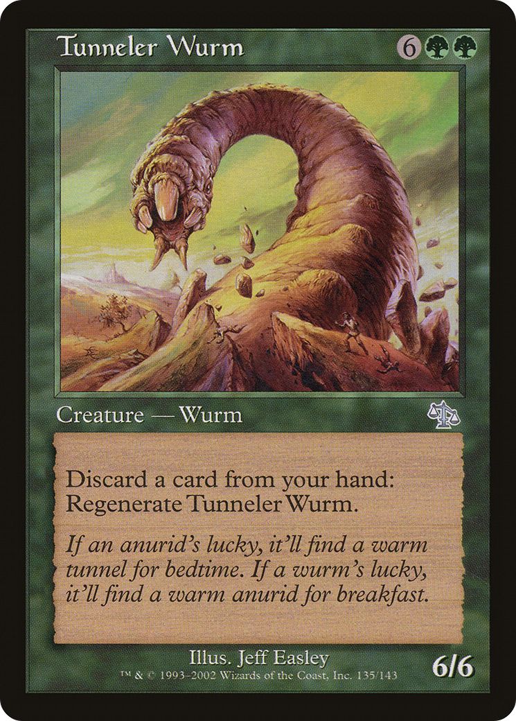 Tunneler Wurm (JUD-135) [Judgment] MTG Single Wizards of the Coast