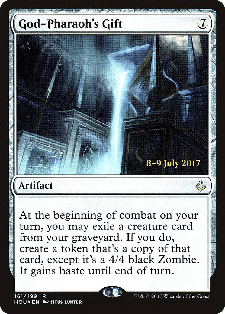 God-Pharaoh's Gift (PRE-161) [Hour of Devastation Promos] Foil MTG Single Wizards of the Coast