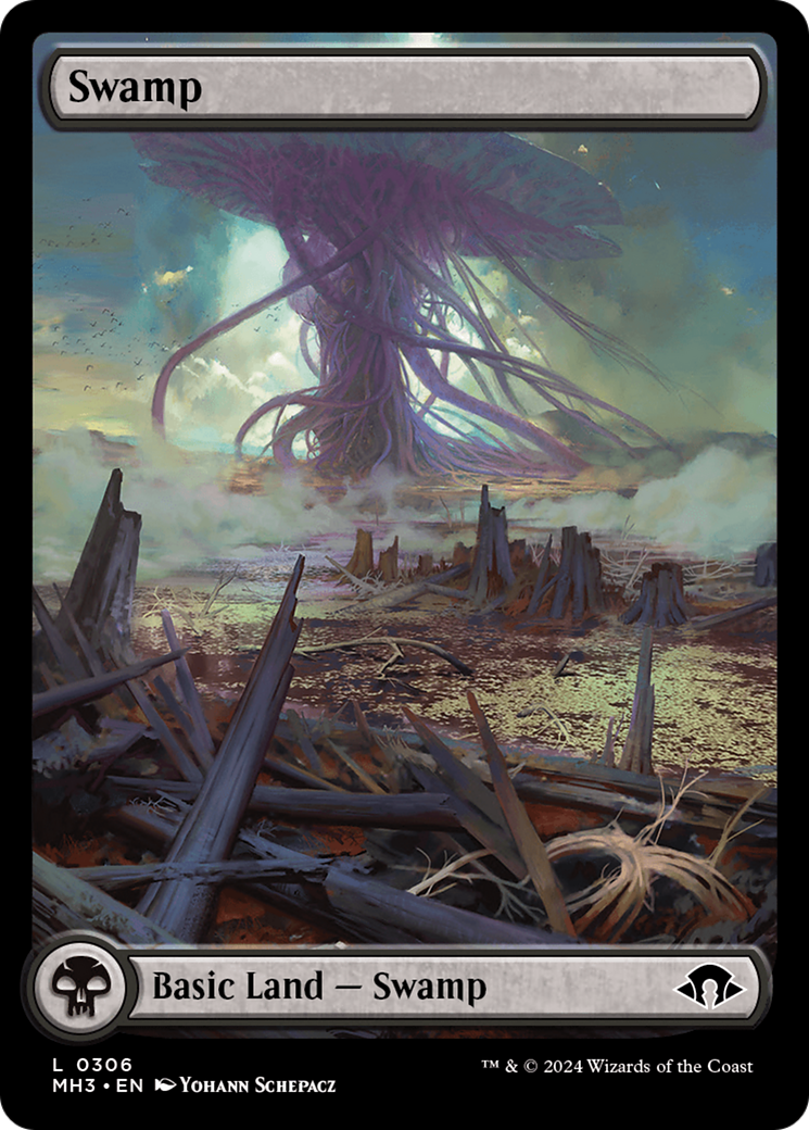 Swamp (0306) (MH3-306) [Modern Horizons 3] Foil MTG Single Modern Horizons 3