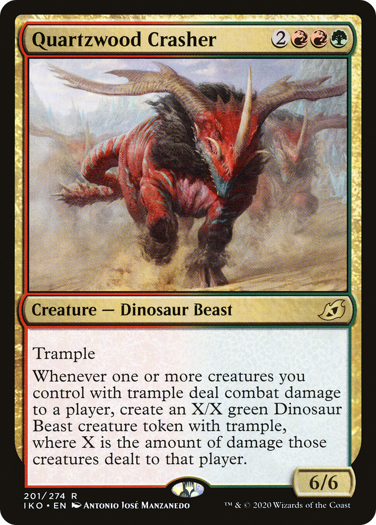Quartzwood Crasher (IKO-201) [Ikoria: Lair of Behemoths] MTG Single Wizards of the Coast