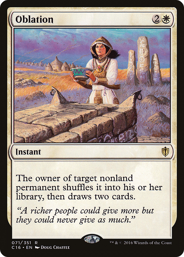 Oblation (C16-071) [Commander 2016] MTG Single Wizards of the Coast