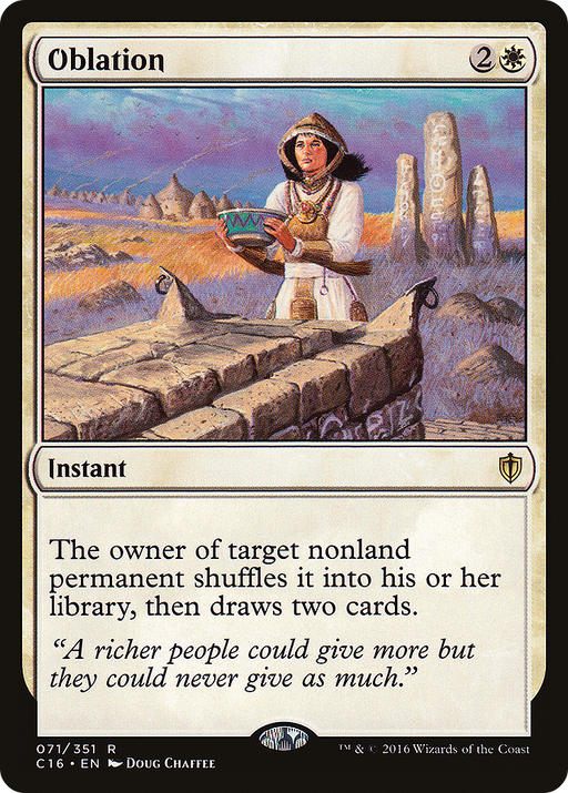 Oblation (C16-071) [Commander 2016] MTG Single Wizards of the Coast