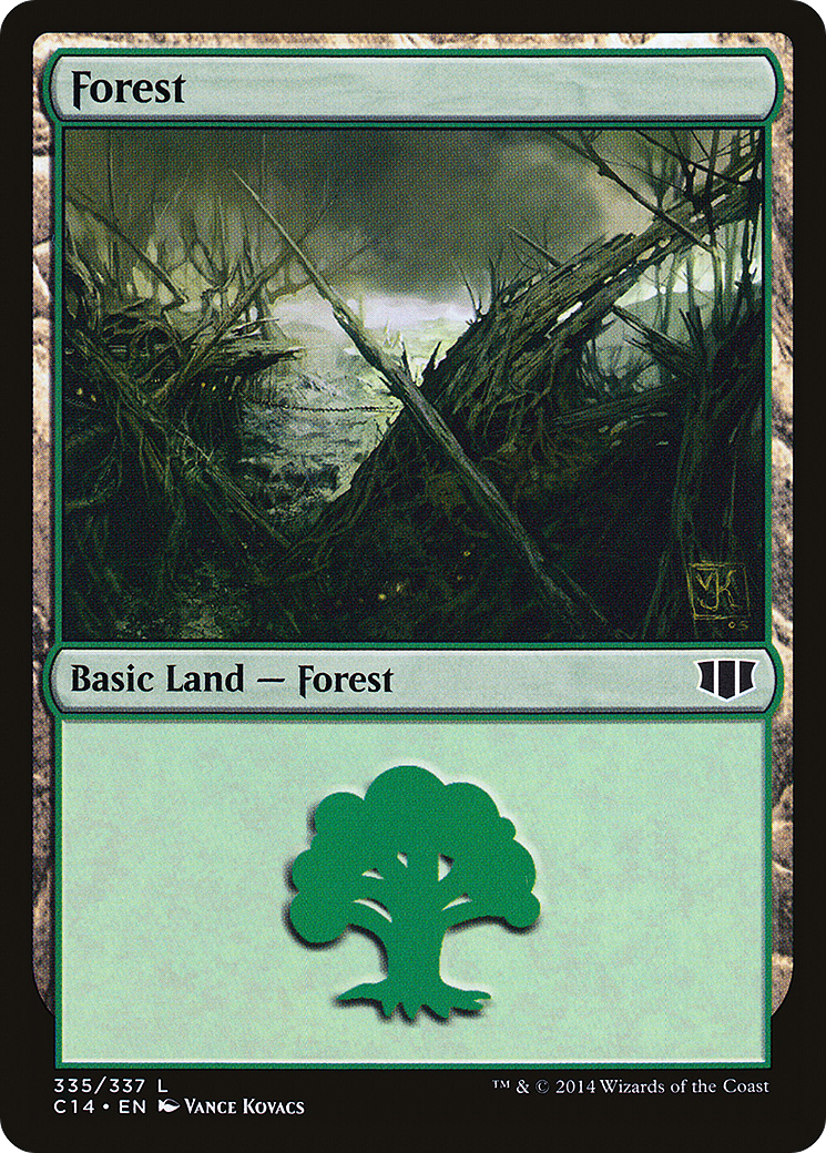 Forest (335) (C14-335) [Commander 2014] MTG Single Wizards of the Coast