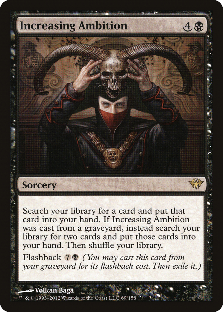 Increasing Ambition (DKA-069) [Dark Ascension] Foil MTG Single Wizards of the Coast