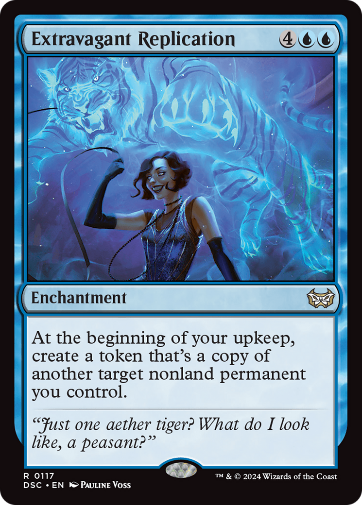 Extravagant Replication (DSC-117) [Duskmourn: House of Horror Commander] MTG Single Wizards of the Coast