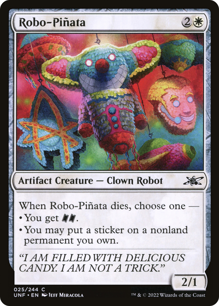 Robo-Piñata (UNF-025) [Unfinity] MTG Single Wizards of the Coast