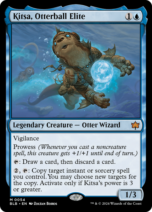 Kitsa, Otterball Elite (BLB-054) [Bloomburrow] MTG Single Wizards of the Coast