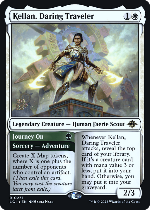 Kellan, Daring Traveler (PRE-231) [The Lost Caverns of Ixalan Promos] Foil MTG Single Wizards of the Coast