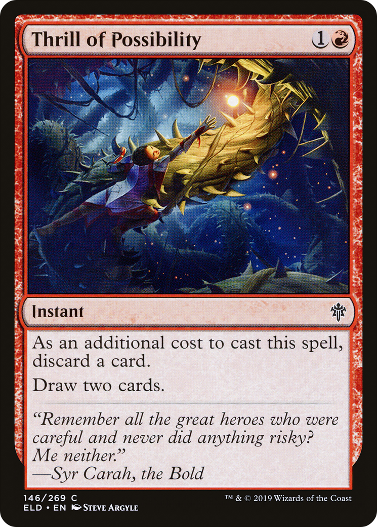 Thrill of Possibility (ELD-146) [Throne of Eldraine] Foil MTG Single Wizards of the Coast