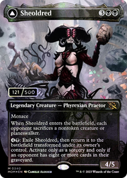 Sheoldred (Serial Numbered) (MOM-340) [March of the Machine] (Borderless) Foil MTG Single Wizards of the Coast