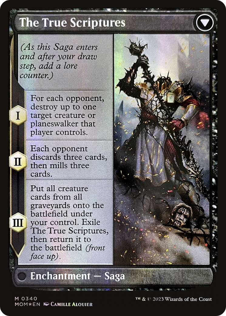 Sheoldred (Serial Numbered) (MOM-340) [March of the Machine] (Borderless) Foil MTG Single Wizards of the Coast