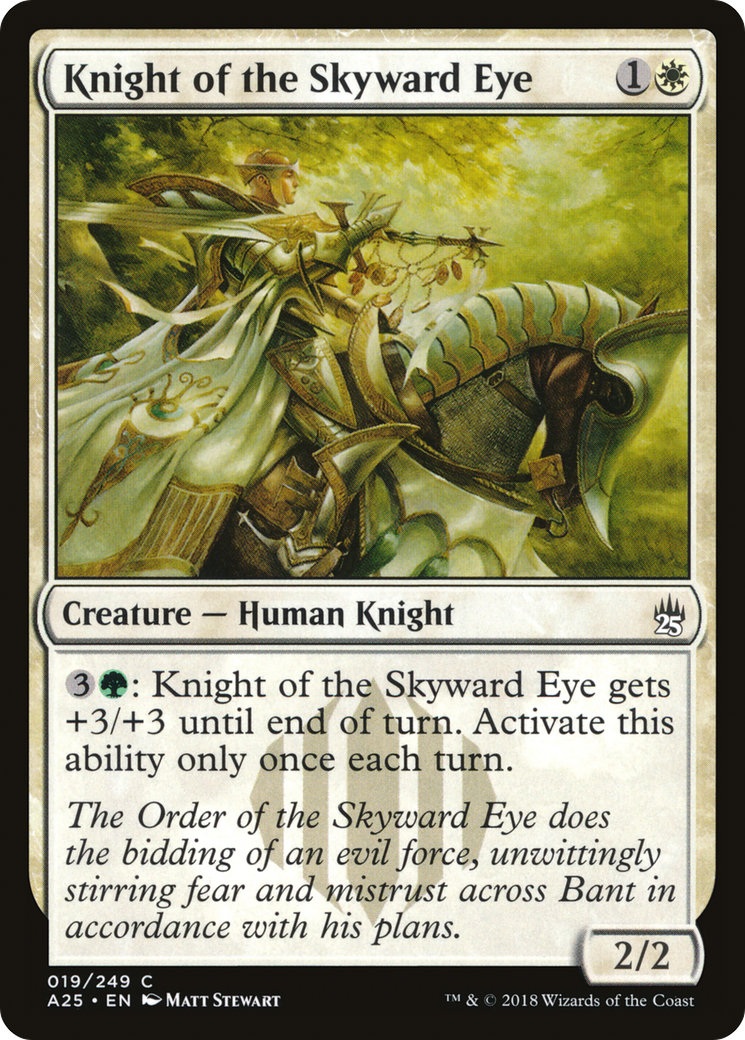 Knight of the Skyward Eye (A25-019) [Masters 25] Foil MTG Single Wizards of the Coast