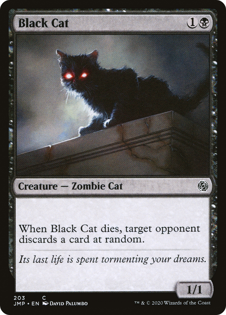 Black Cat (JMP-203) [Jumpstart] MTG Single Wizards of the Coast