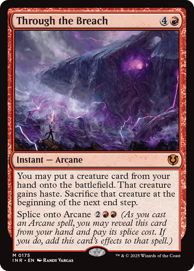 Through the Breach (INR-175) [Innistrad Remastered] MTG Single Wizards of the Coast