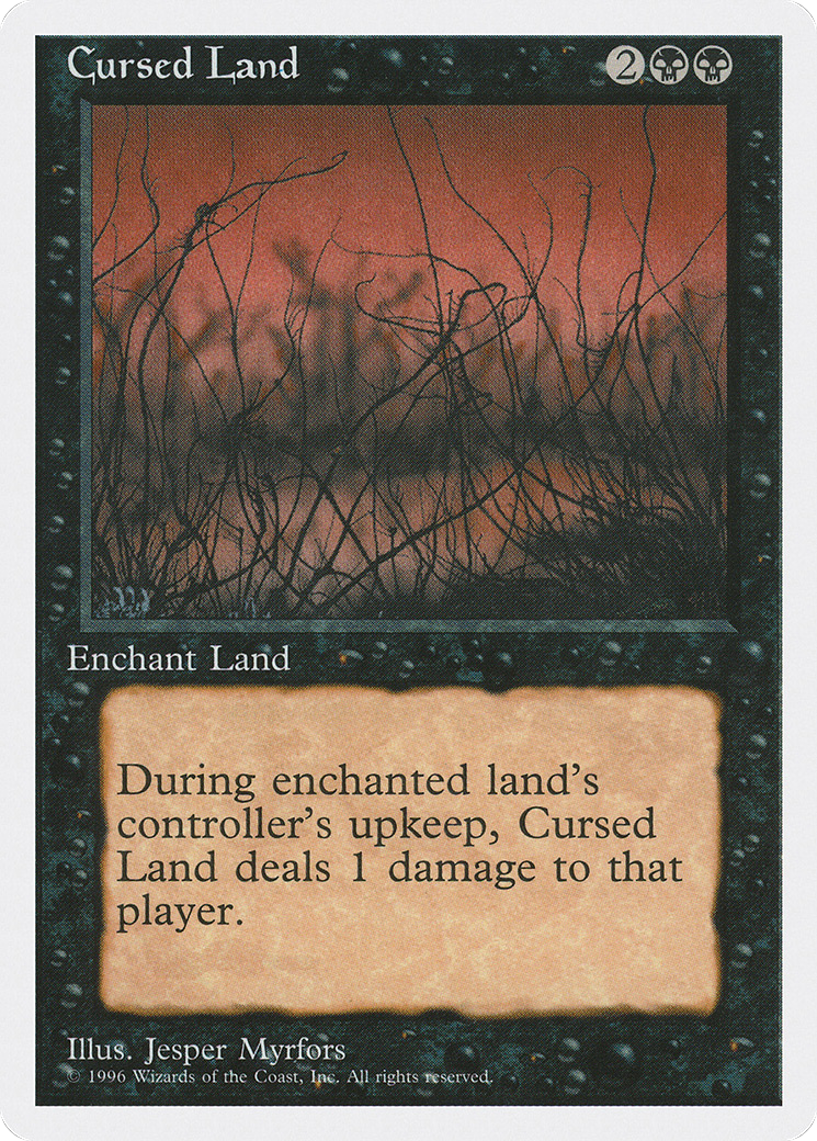Cursed Land (2PS-018) [Misc] Introductory Two-Player Set MTG Single Wizards of the Coast