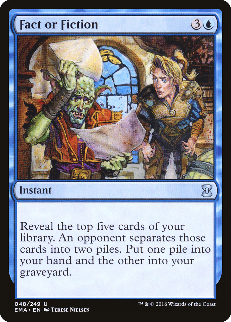 Fact or Fiction (EMA-048) [Eternal Masters] MTG Single Wizards of the Coast