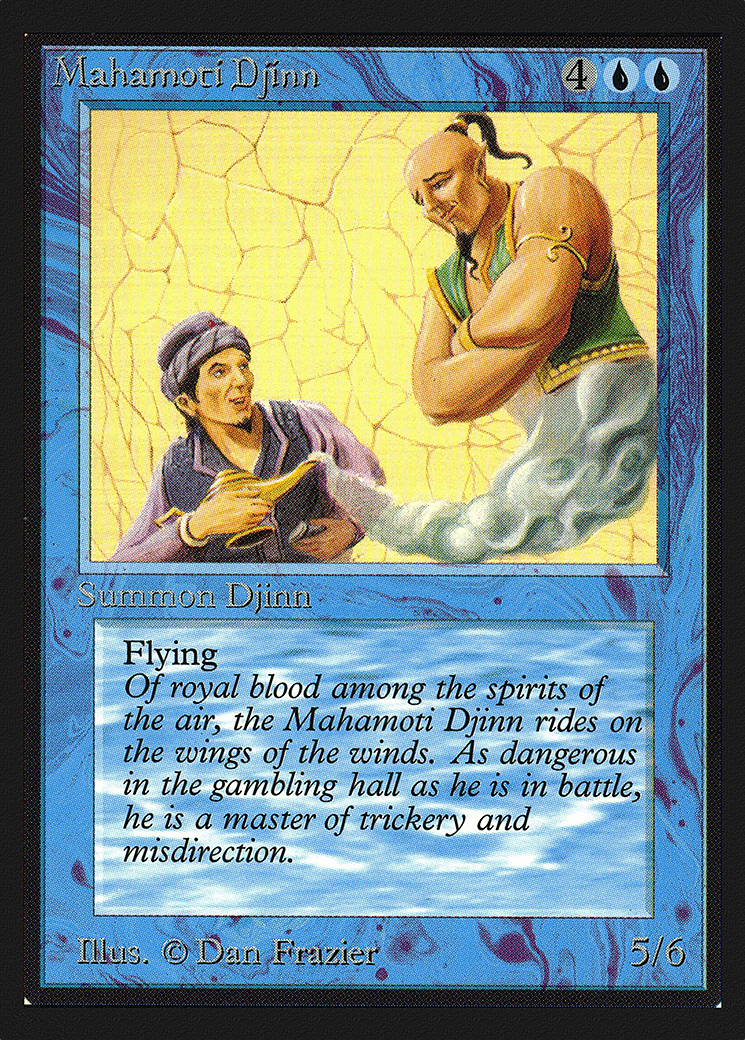 Mahamoti Djinn (IED-065) [Intl. Collectors' Edition] MTG Single Wizards of the Coast