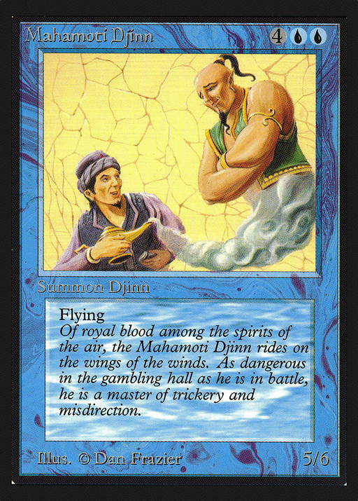 Mahamoti Djinn (IE) (IED-) [Intl. Collectors' Edition] MTG Single Wizards of the Coast