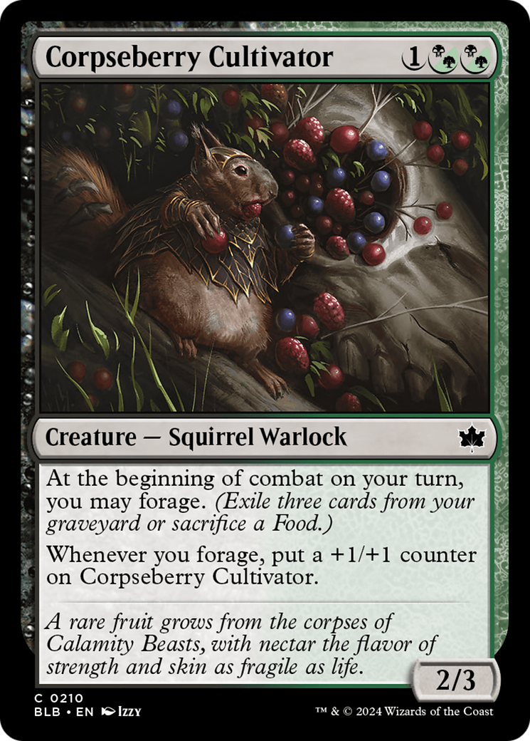 Corpseberry Cultivator (BLB-210) [Bloomburrow] MTG Single Wizards of the Coast