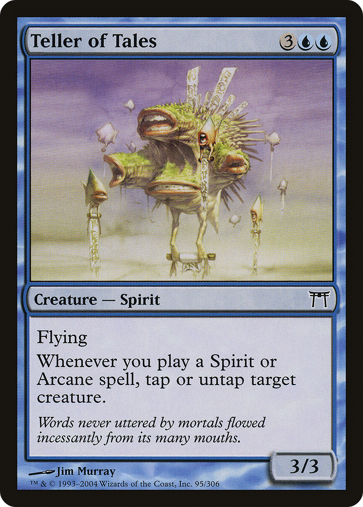 Teller of Tales (CHK-095) [Champions of Kamigawa] Foil MTG Single Wizards of the Coast