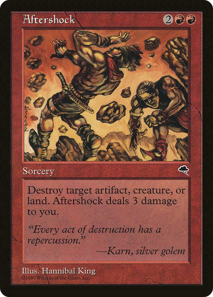 Aftershock (TMP-160) [Tempest] MTG Single Wizards of the Coast